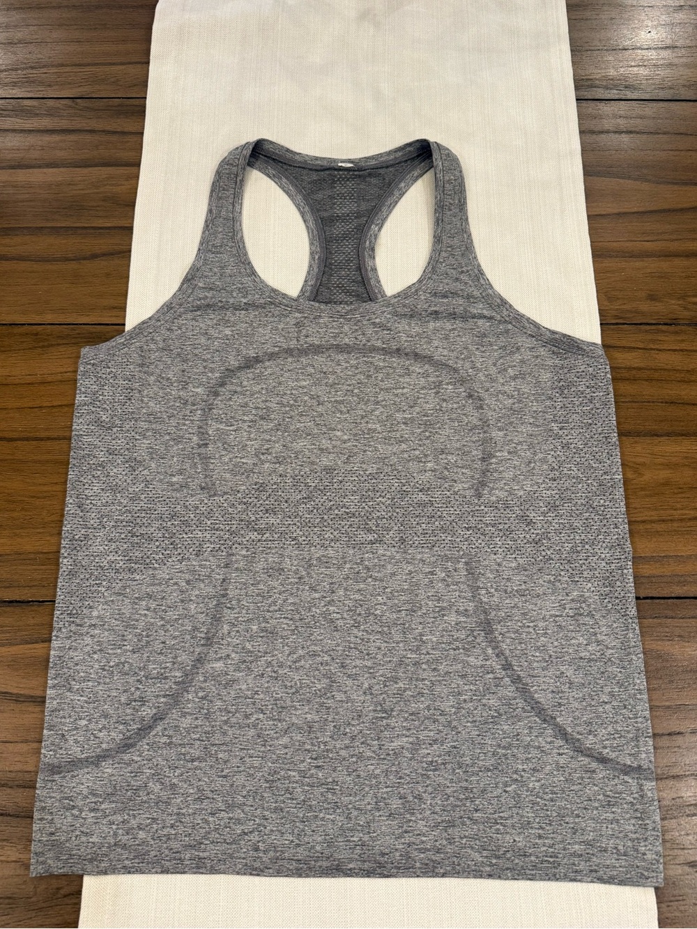 lululemon athletica Heathered Grey Racerback Tank